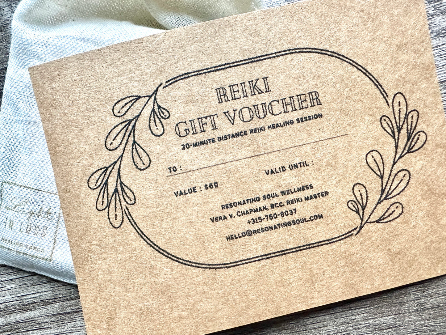 Distance Reiki Gift Voucher