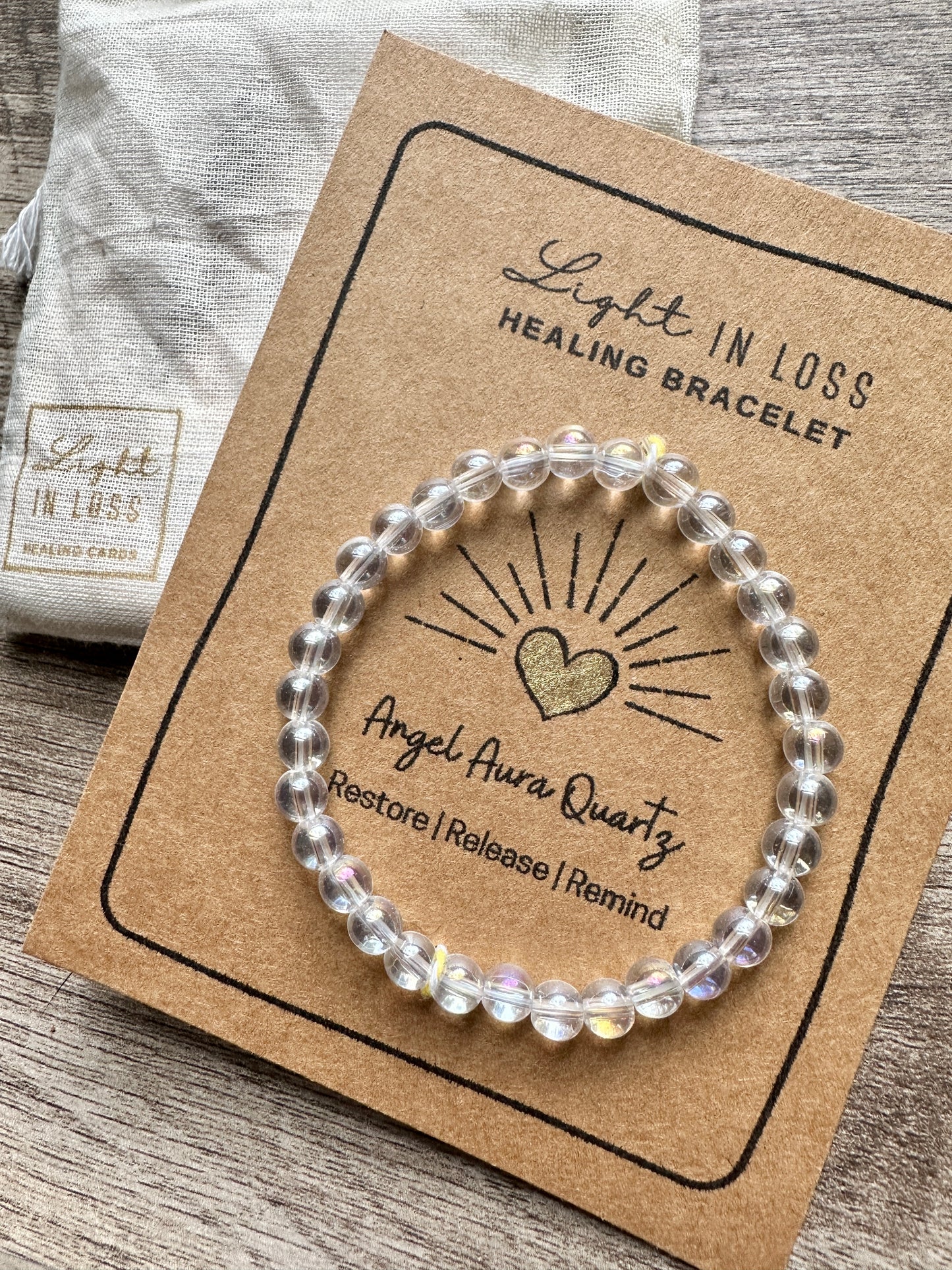 The "Light in Loss" Healing Bracelet